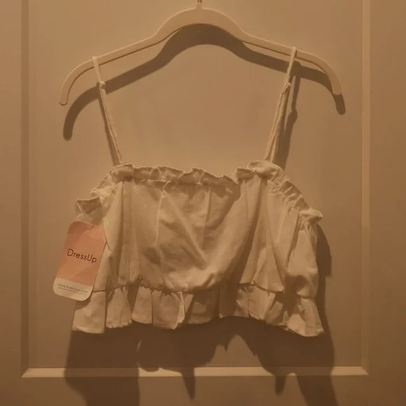 White HYFVE crop top - Picture 1 of 3